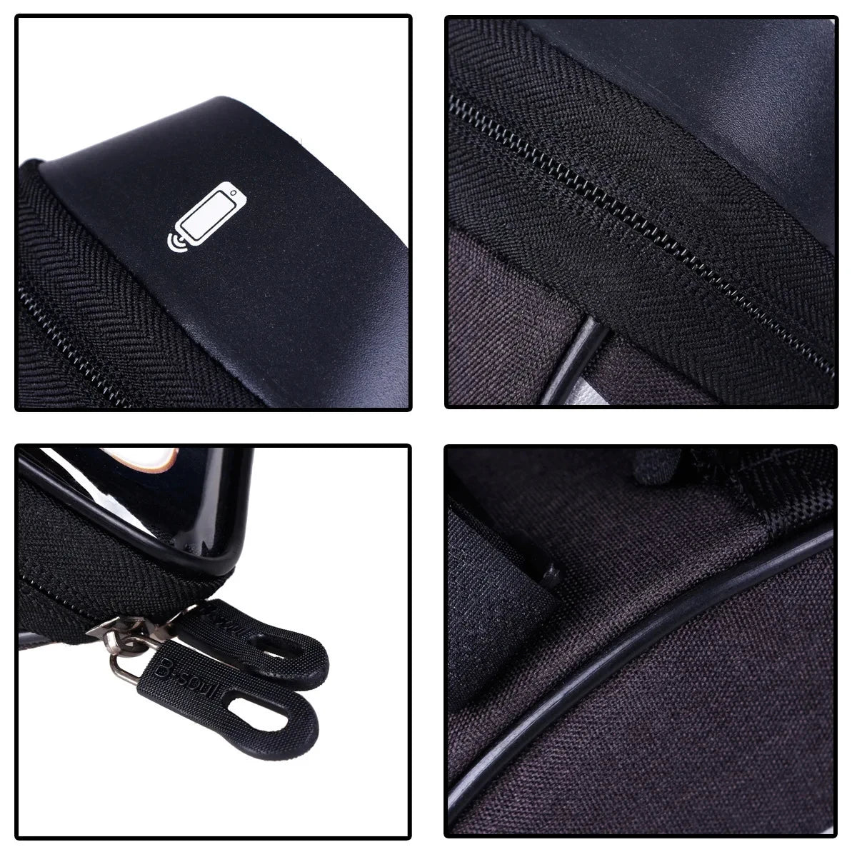 Wasserdichte Fahrradlenkertasche mit Sonnenschutz 1L – clever-campen Ansicht 4