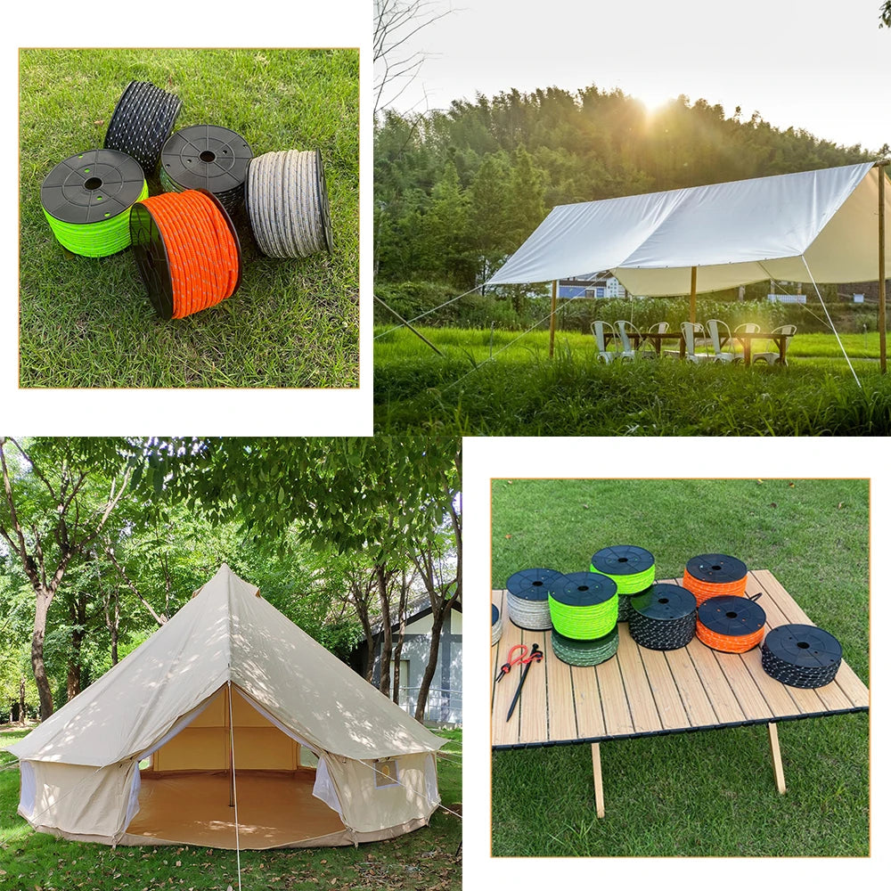 Reflektierendes Zeltseil 6mm 50m für Camping und Outdoor – clever-campen Ansicht 6