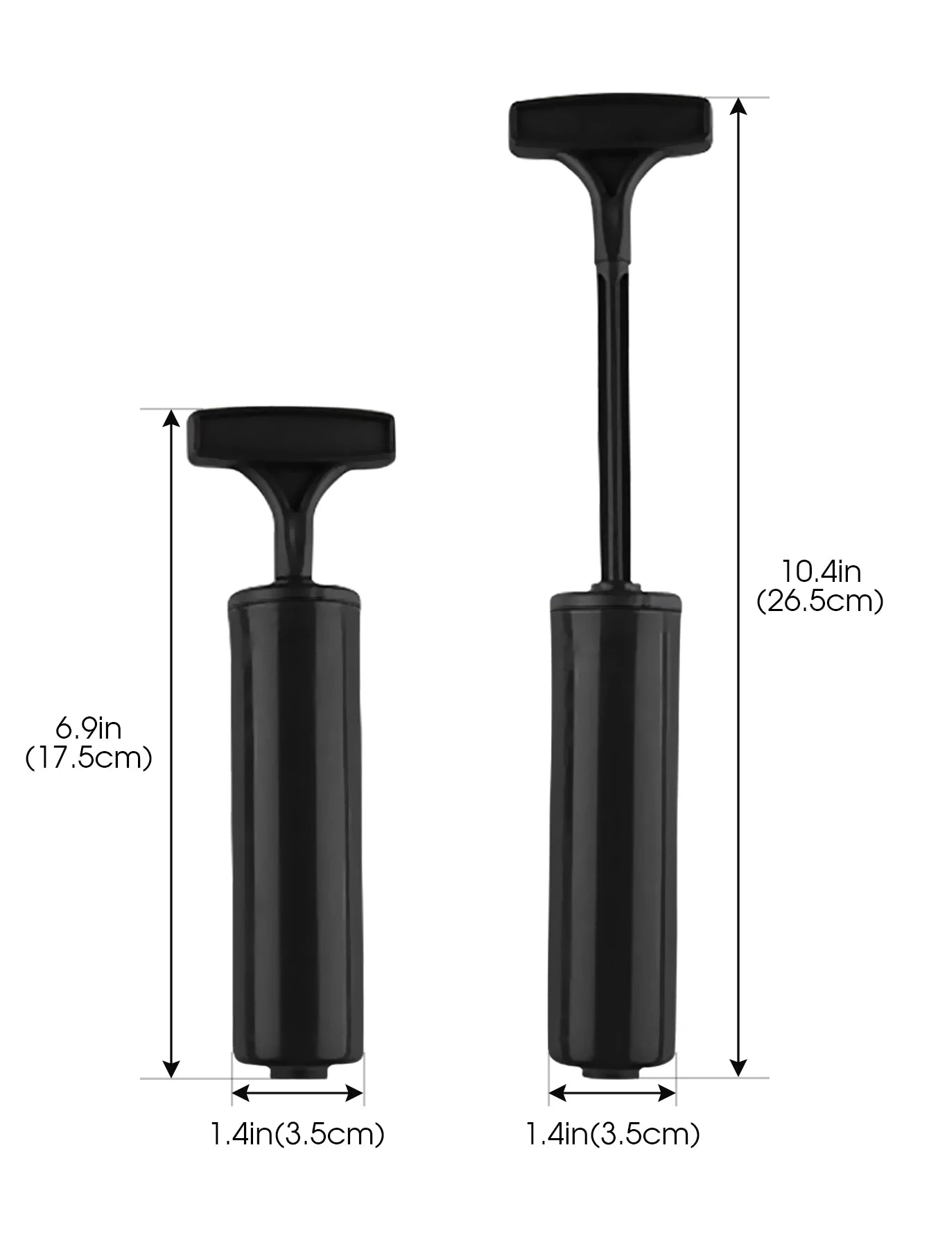 Handliche manuelle Luftpumpe für Strand & Wasserspass – clever-campen Ansicht 4