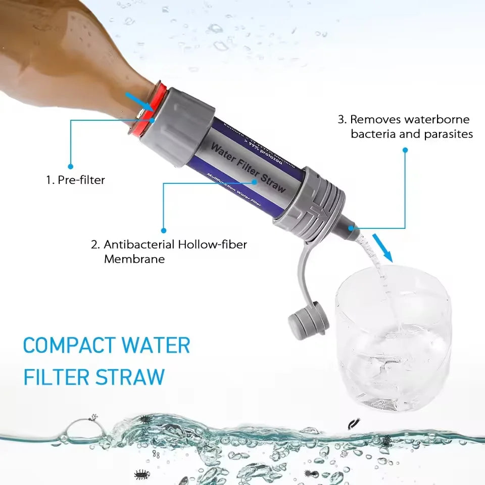 Tragbarer Wasserfilter für Outdoor und Survival – clever-campen Ansicht 4