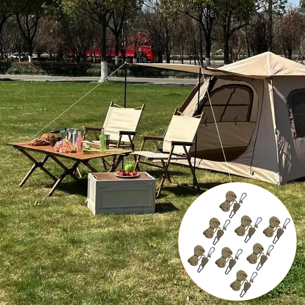 Reflektierendes Camping Zeltseil mit Spannvorrichtung – clever-campen Ansicht 5