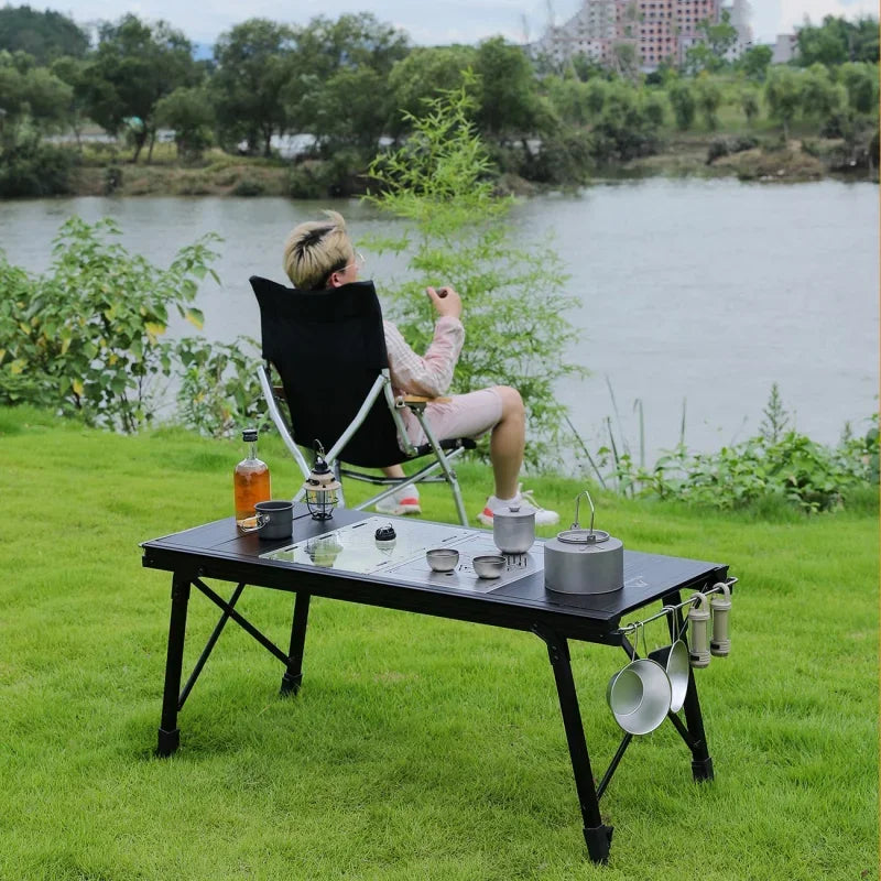 Mountainhiker Camping Tisch mit Gasherd – Klappbar & Tragbar – clever-campen Ansicht 5