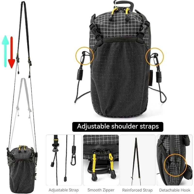 Wasserdichte Schultertasche für Rucksack - Handyhalterung – clever-campen Ansicht 4