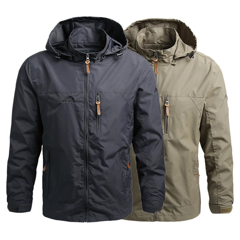 Wasserdichte Windbreaker Jacke für Angler und Outdoor – clever-campen Ansicht 4
