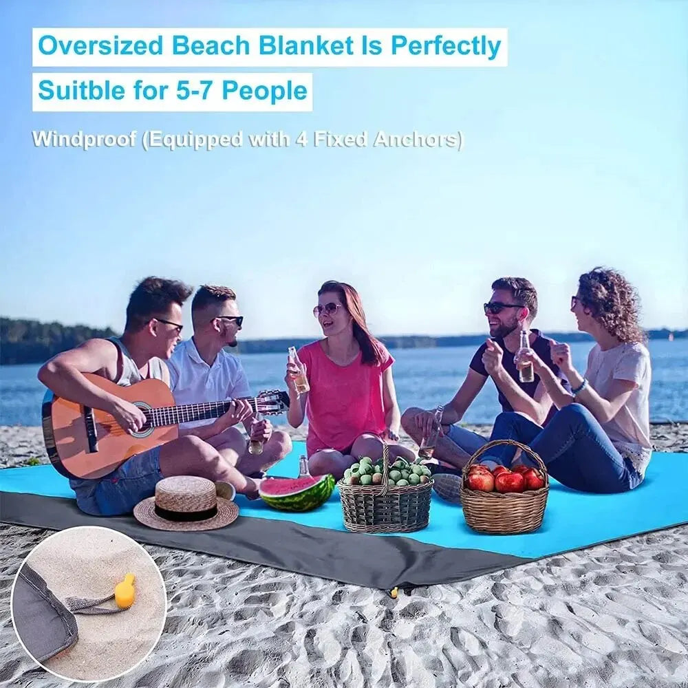 Stranddecke Sandfrei & Wasserdicht 200x140cm – clever-campen Ansicht 4