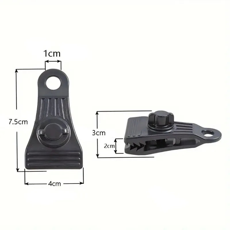 Robuste Tarp Clips für Zeltzubehör – Windfeste Halterungen – clever-campen Ansicht 5