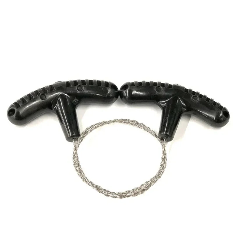 Tragbare Edelstahl Drahtsäge mit Fingergriff für Survival – clever-campen Ansicht 6