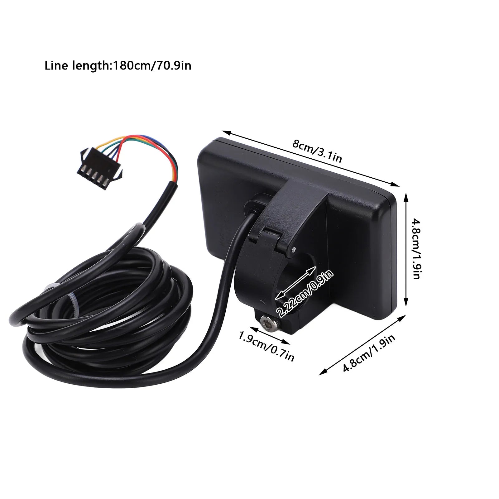 S866 LCD Display für E-Bike und Scooter 24V 36V 48V – clever-campen Ansicht 2