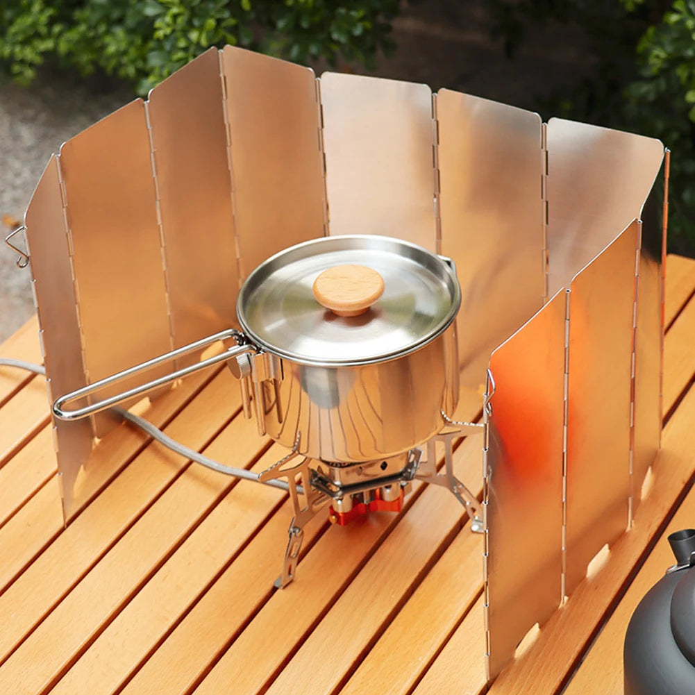 Windschutz für Campingkocher mit Tragetasche – clever-campen Ansicht 4