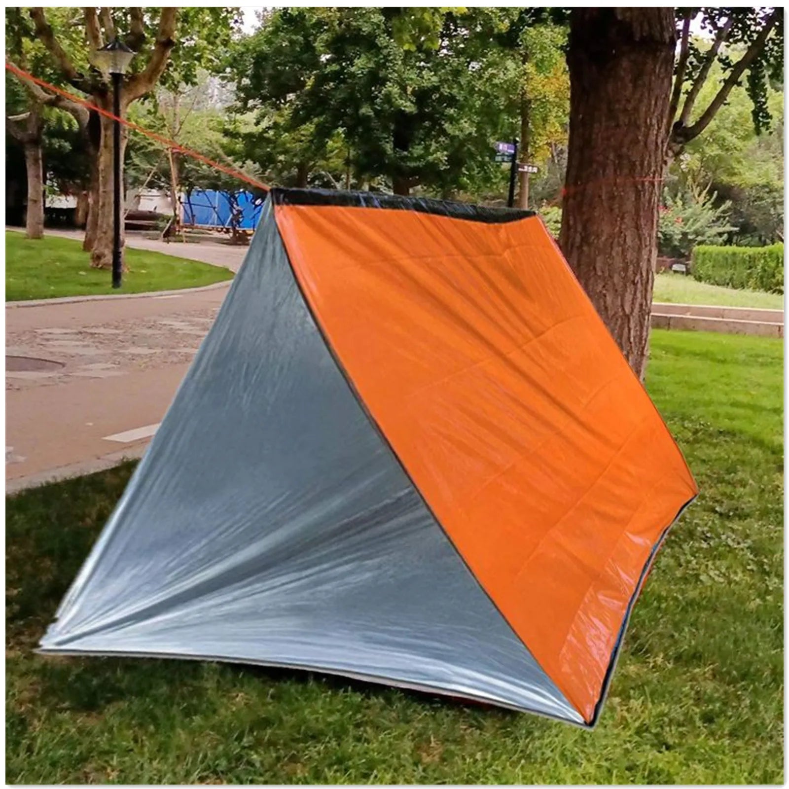 Notfall Tube Zelt für 2 Personen – Wasserdicht – clever-campen Ansicht 5