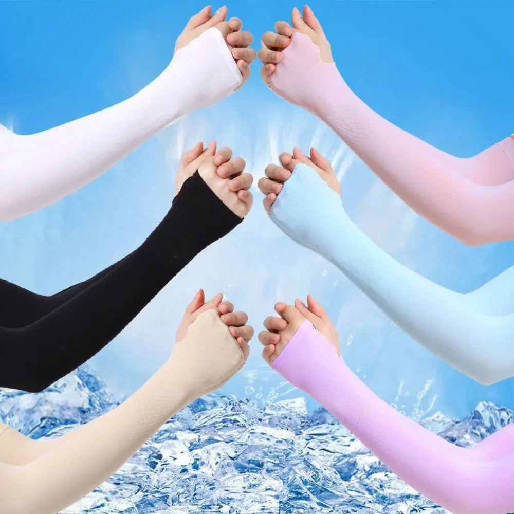 UV-Schutz Armstulpen für Damen und Herren – Fingerlos – clever-campen Ansicht 5