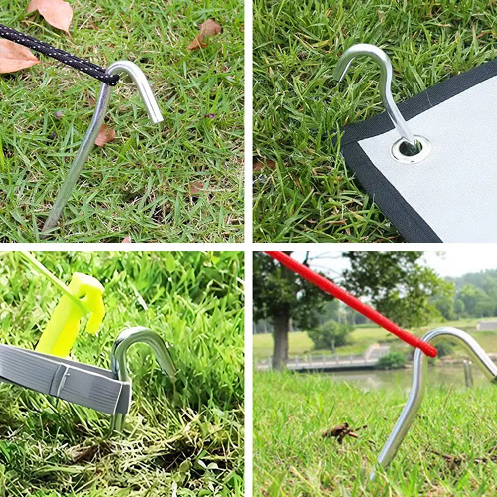 Leichte Zeltpflöcke aus Aluminium 18 cm für Camping – clever-campen Ansicht 6