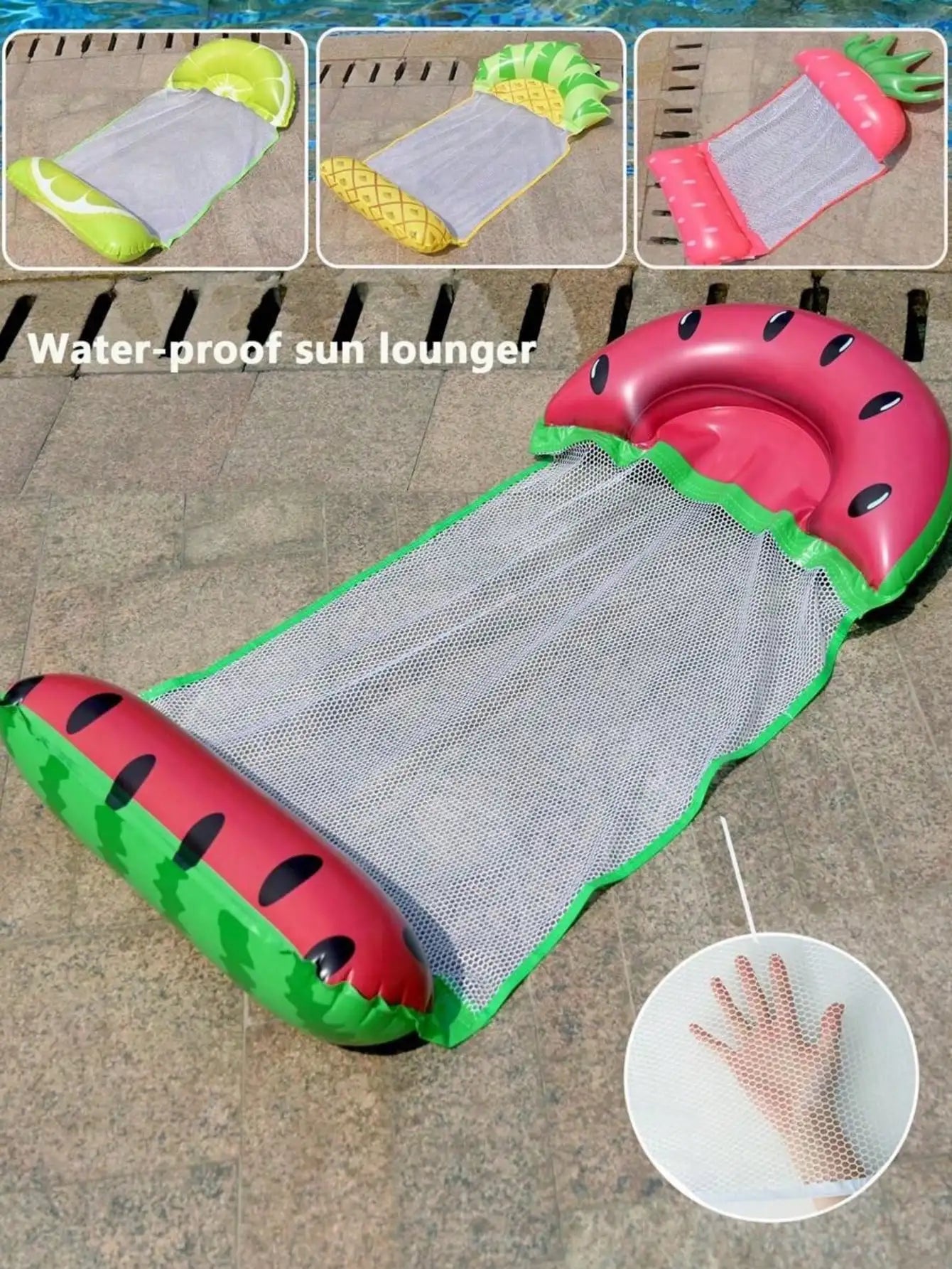 Aufblasbare Wasser-Hängematte für Pool & See – clever-campen Ansicht 6