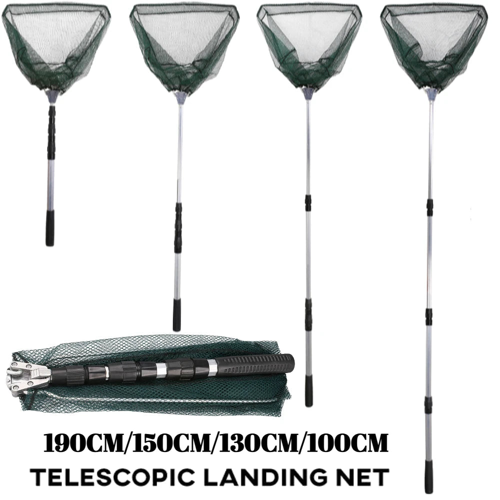 Teleskopisches Angelnetz 1.9m/1.5m/1.3m faltbar – clever-campen Ansicht 2