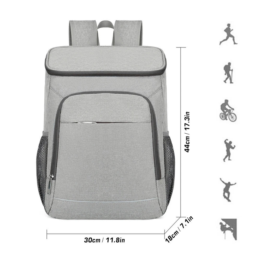 30L Kühltasche Rucksack für Picknick und Outdoor – clever-campen Ansicht 3