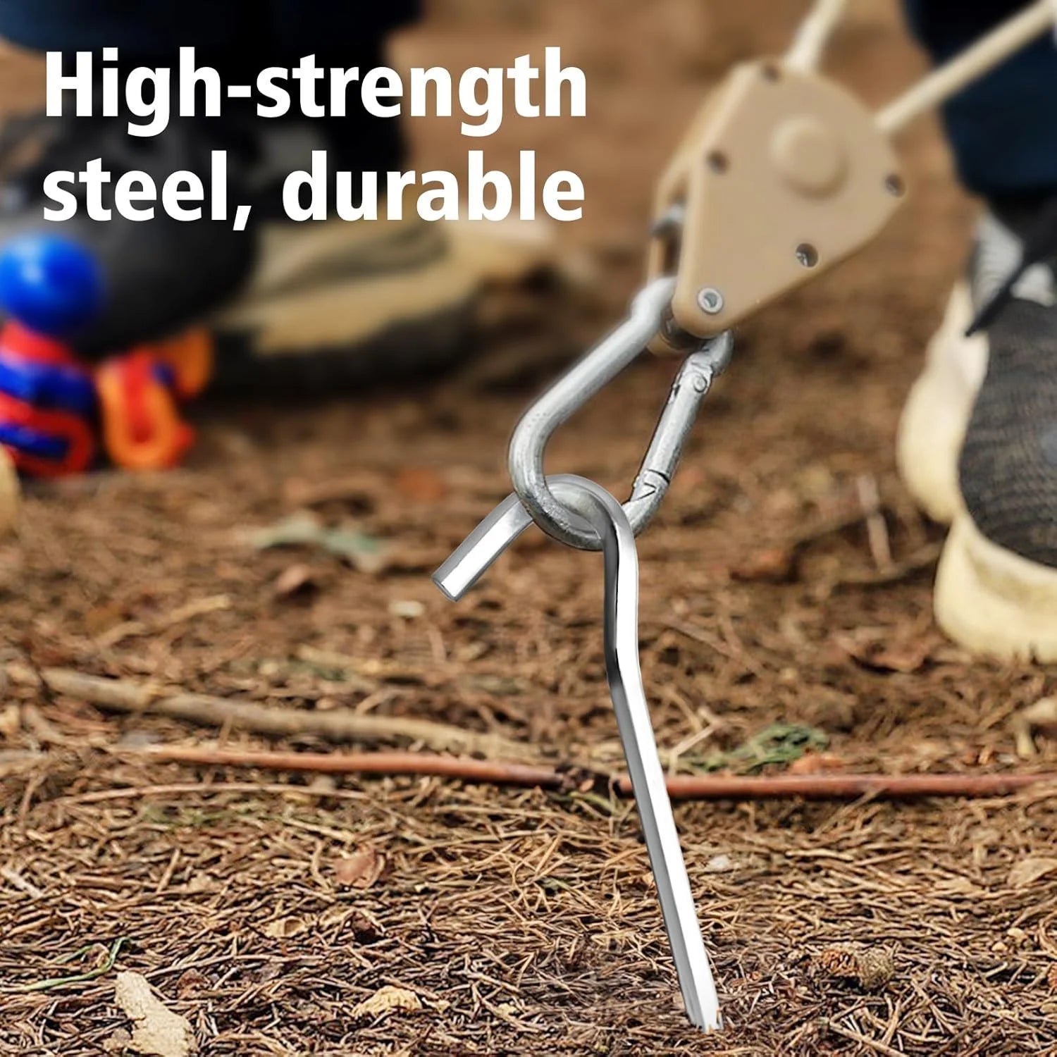 Leichte Zeltpflöcke aus Aluminium 18 cm für Camping – clever-campen Ansicht 3