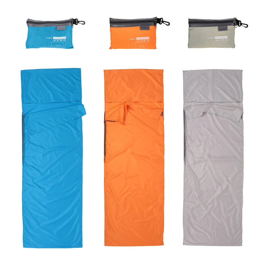 TOMSHOO Schlafsack-Innenbezug 70x210cm mit Kopfkissenbezug – clever-campen Ansicht 3
