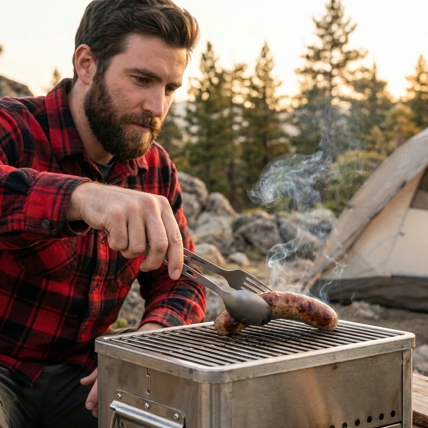 3-in-1 Titan Besteckset – ultraleicht und multifunktional – clever-campen Ansicht 2