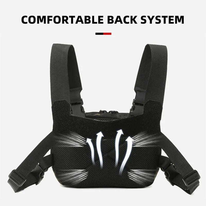 Wasserdichte Angler Brusttasche für Outdoor-Aktivitäten – clever-campen Ansicht 3