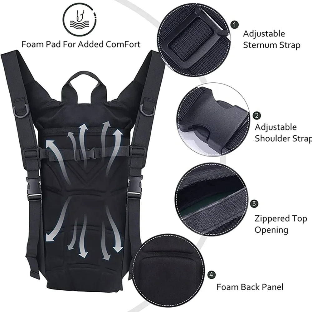 3L Wasserdichte Trinkblase für Outdoor-Sport und Reisen – clever-campen Ansicht 2