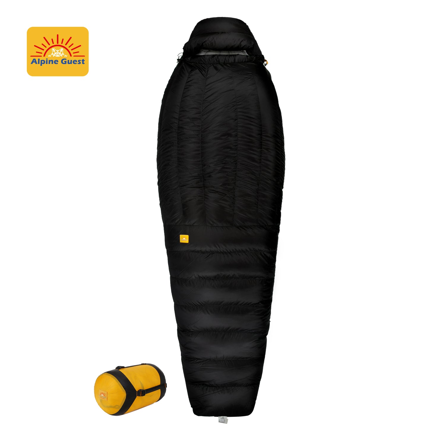 Alpine Guest Mumienschlafsack 10D Nylon 800+FP Daunen – clever-campen Ansicht 3