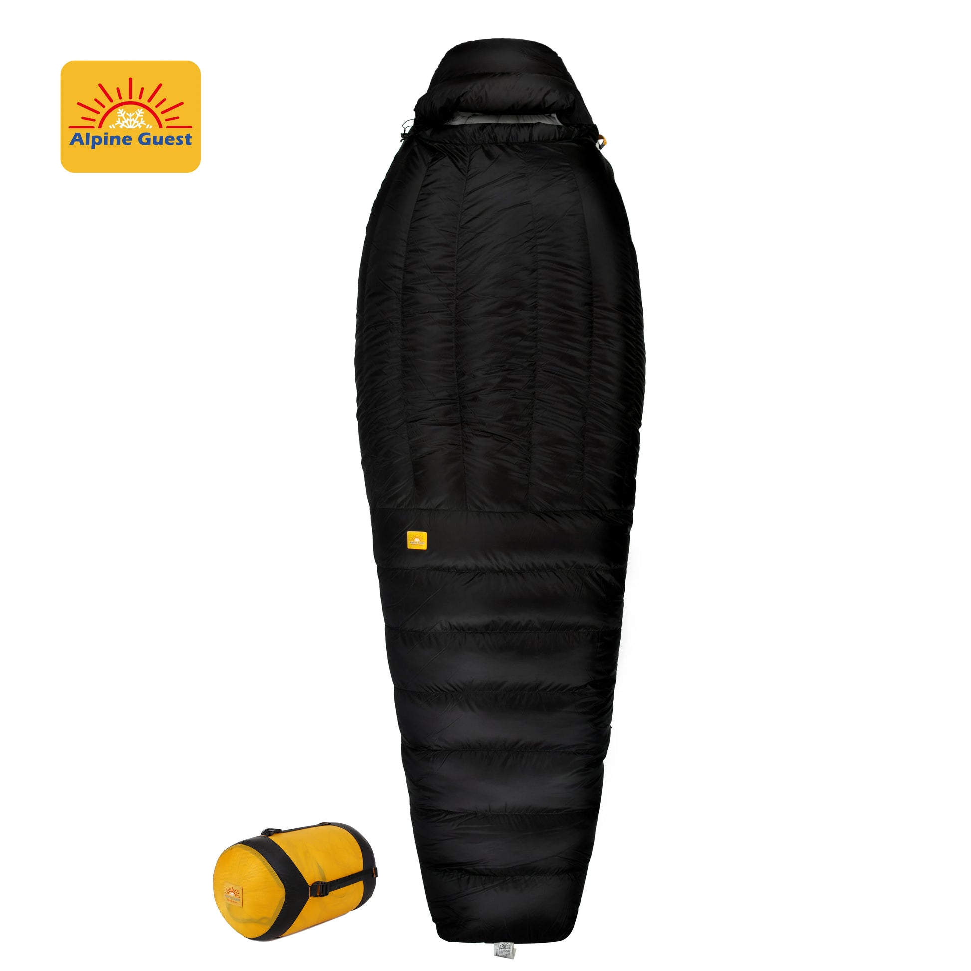 Alpine Guest Mumienschlafsack 10D Nylon 800+FP Daunen – clever-campen Ansicht 3