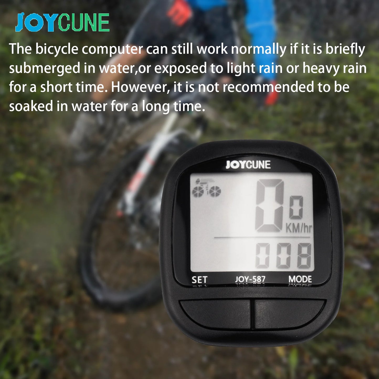 Wasserdichter Fahrrad Computer mit LED-Display – clever-campen Ansicht 5