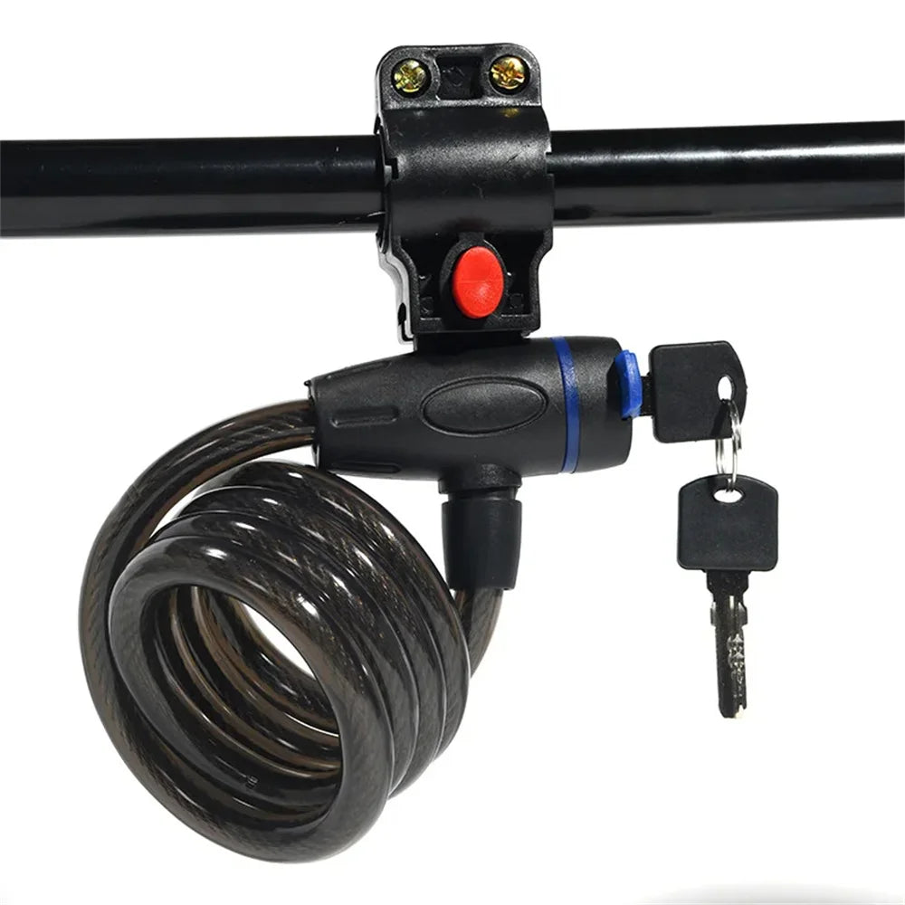 Robustes Fahrradschloss 90cm mit 2 Schlüsseln – clever-campen Ansicht 2