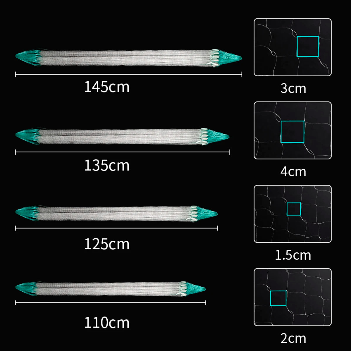 30m Monofilament Fischernetz für Angeln – clever-campen Ansicht 2