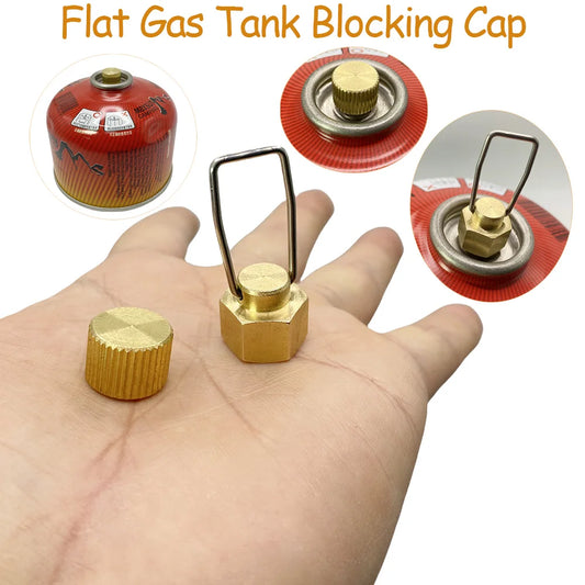 Campingkocher Gas Zubehör Anti-Leck Stecker für Gasflasche – clever-campen Ansicht 2