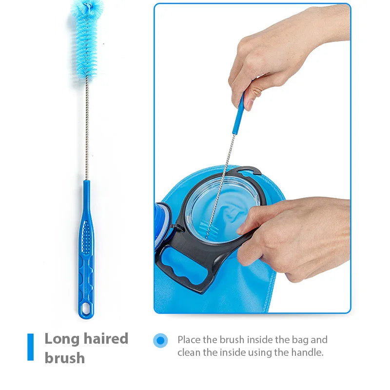 4-in-1 Reinigungsset für Trinkblasen & Wasserbeutel – clever-campen Ansicht 4