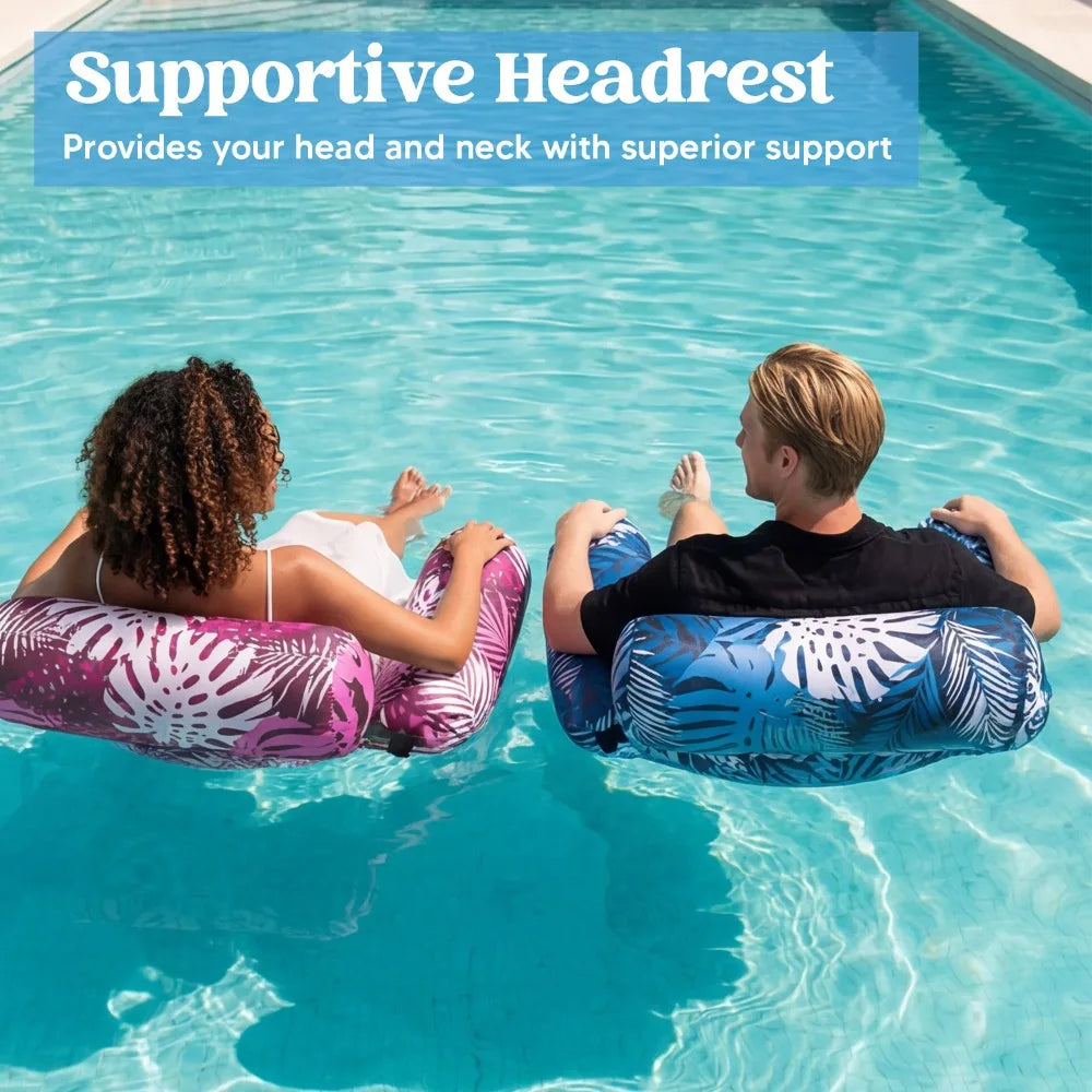 Aufblasbarer Wasser-Loungesessel für Pool & See – clever-campen Ansicht 4