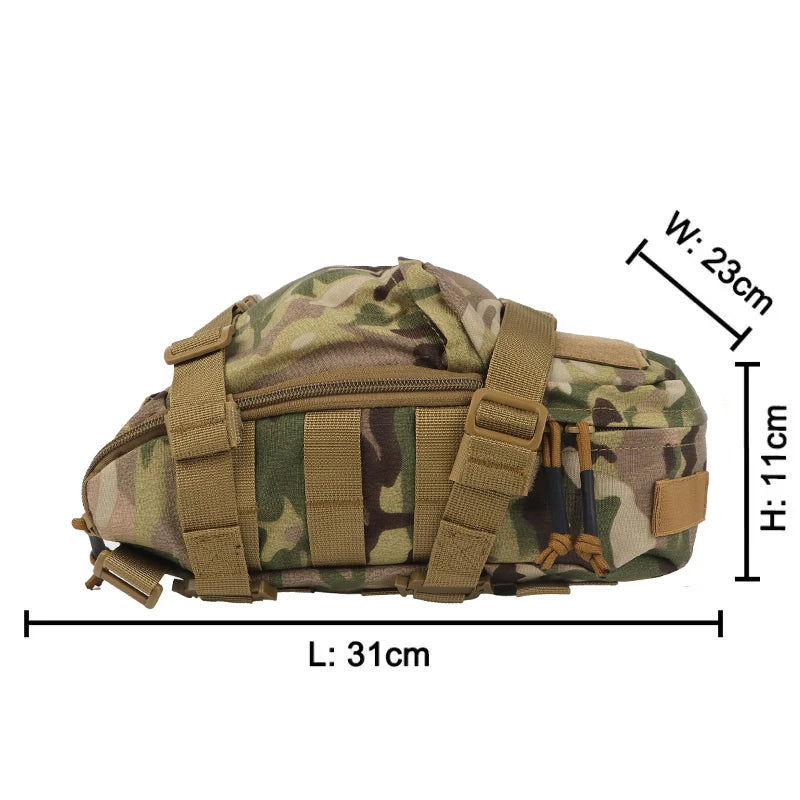 Taktische Molle Trinkblasen-Tasche für Outdoor-Westen – clever-campen Ansicht 5