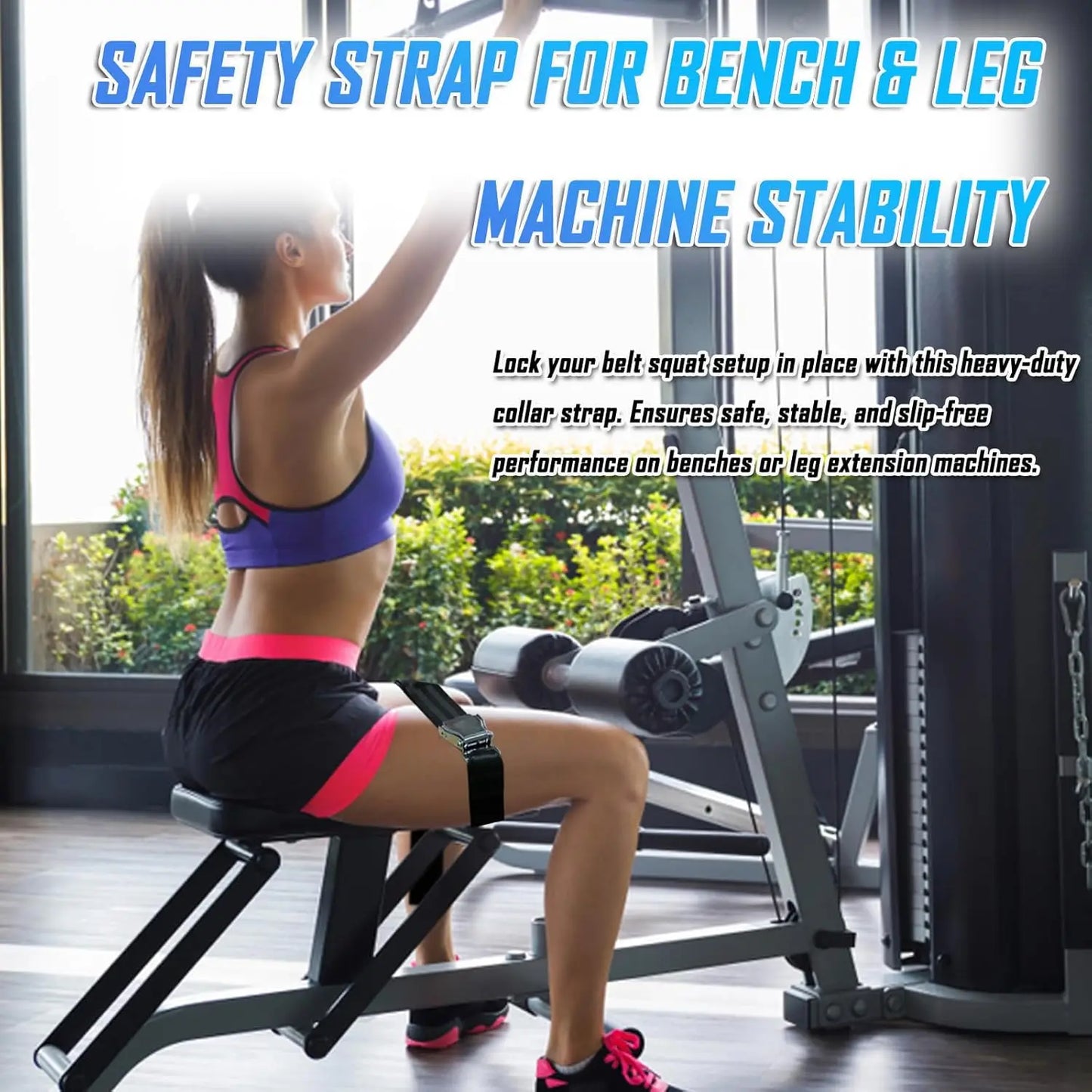 Nordic Hamstring Curl Gurt mit Schnellverschluss für Fitness – clever-campen Ansicht 5