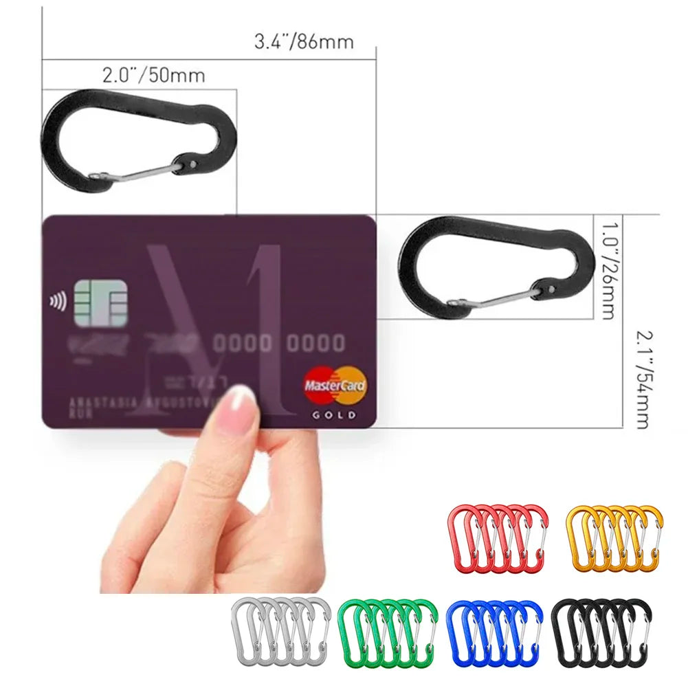 Aluminium Karabiner Clip für Outdoor-Aktivitäten – clever-campen Ansicht 6