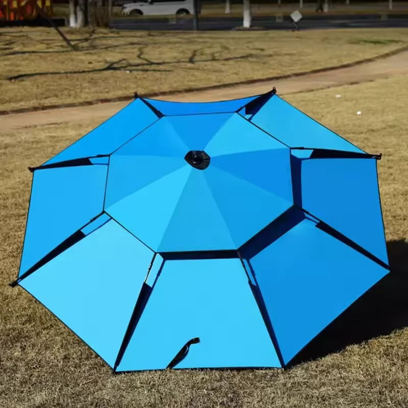 Fischer-Sonnenschirm 360° verstellbar UV-Schutz wasserdicht – clever-campen Ansicht 6