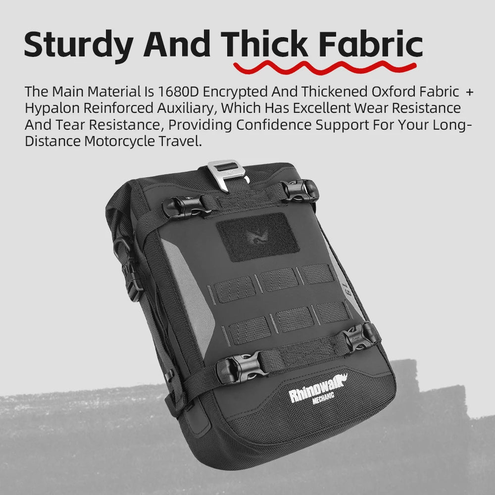 Rhinowalk 6L Motorrad Gepäcktasche mit wasserdichtem – clever-campen Ansicht 5