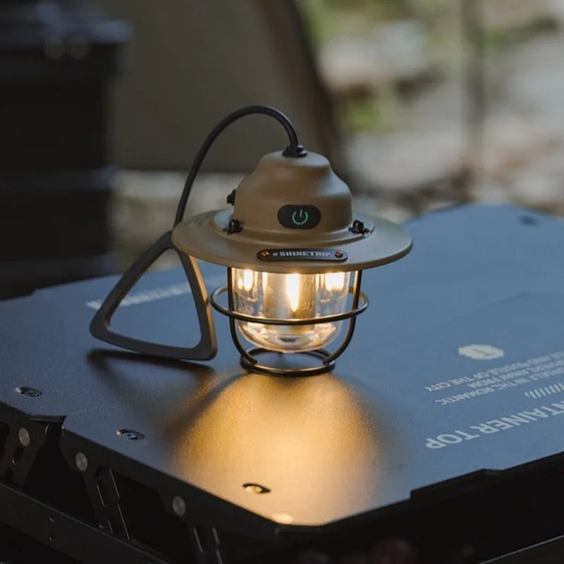 Shine Trip Outdoor Retro Zeltlampe mit USB-Ladefunktion – clever-campen Ansicht 3