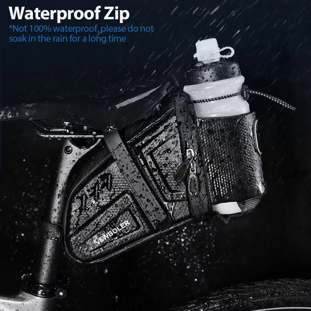 Wasserdichte Fahrradtasche für Trinkflasche und Werkzeuge – clever-campen Ansicht 6