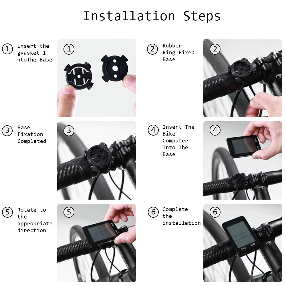Kabelloser Fahrradcomputer mit 2.4 Zoll LCD-Display – clever-campen Ansicht 3