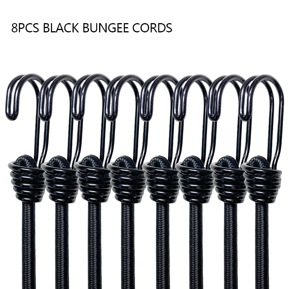 60cm Bungee Cord mit Doppel-Haken – Elastische Spanngurte – clever-campen Ansicht 2