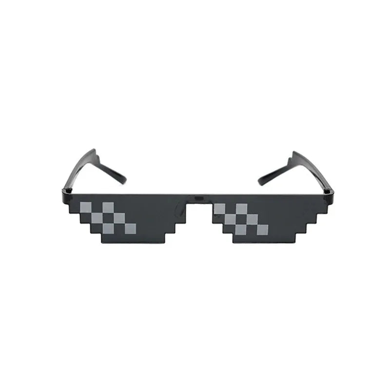 Mosaic Sonnenbrillen für Männer und Frauen – Vintage Pixel – clever-campen Ansicht 4