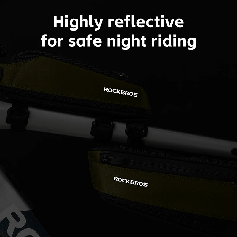 ROCKBROS Fahrradrahmen Tasche Nylon für Handy und Werkzeuge – clever-campen Ansicht 3