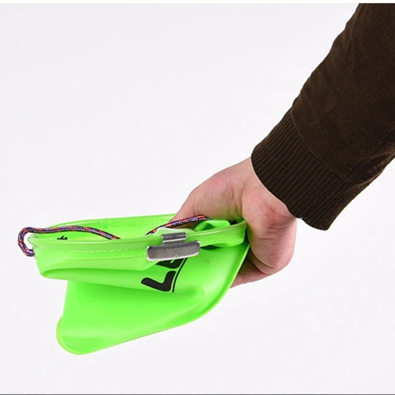 Faltbarer EVA Fischereieimer mit Griff 17cm – clever-campen Ansicht 4