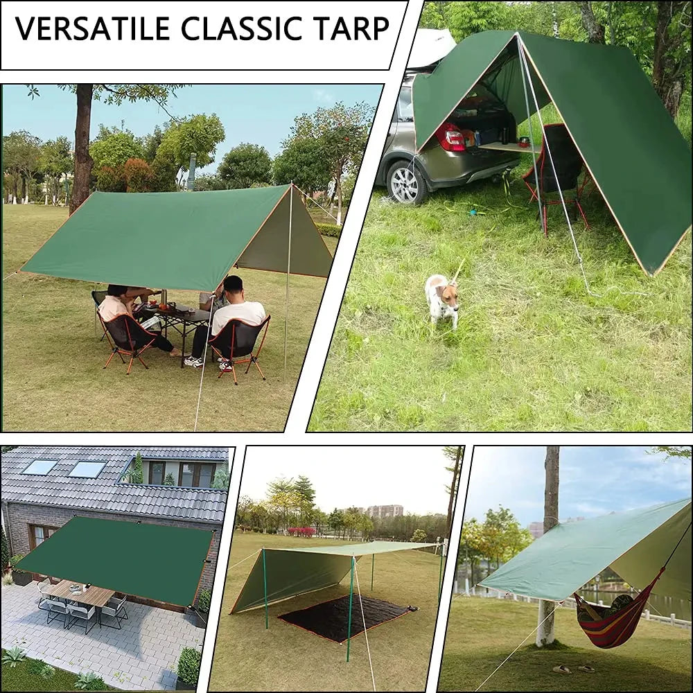 Wasserdichtes Camping Tarp für Outdoor-Aktivitäten – clever-campen Ansicht 5