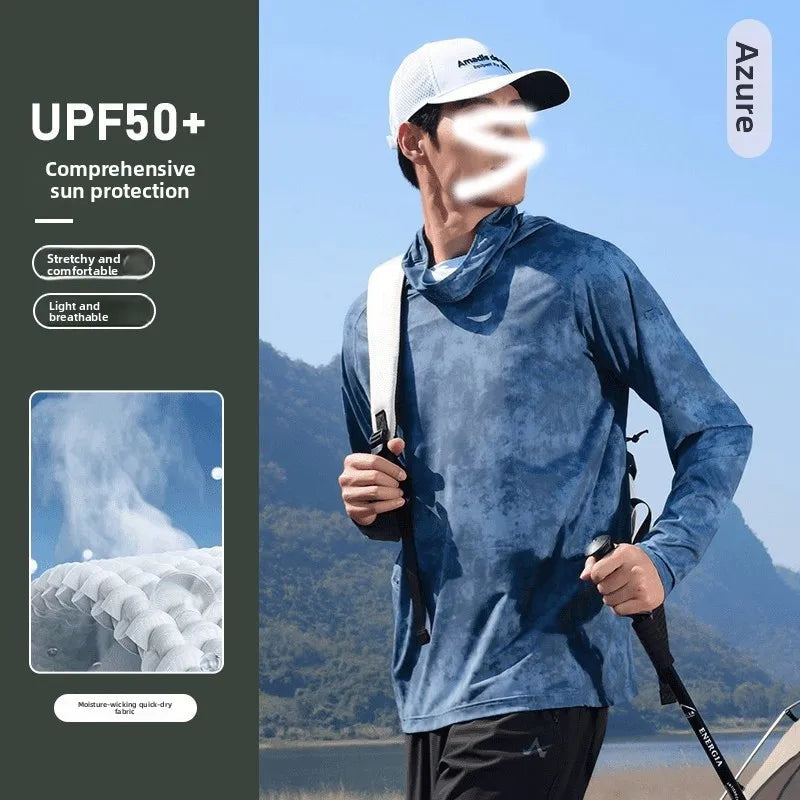 Sommer-Sonnen-Schutz-Shirt für Männer zum Angeln – clever-campen Ansicht 5
