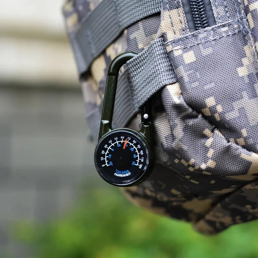 Robuster Kompass & Thermometer Schlüsselanhänger für Outdoor – clever-campen Ansicht 5