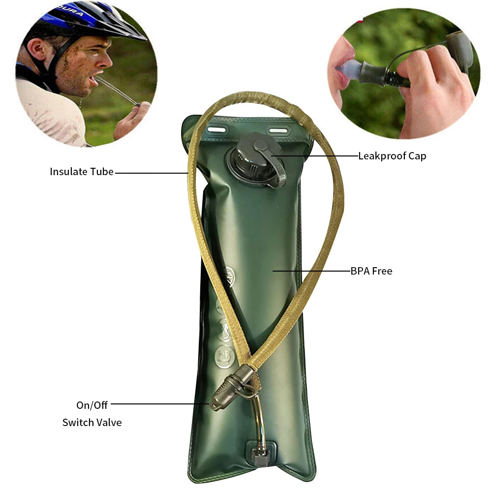 Trinkblase 2L 2.5L 3L Wasserreservoir für Camping & Outdoor – clever-campen Ansicht 3