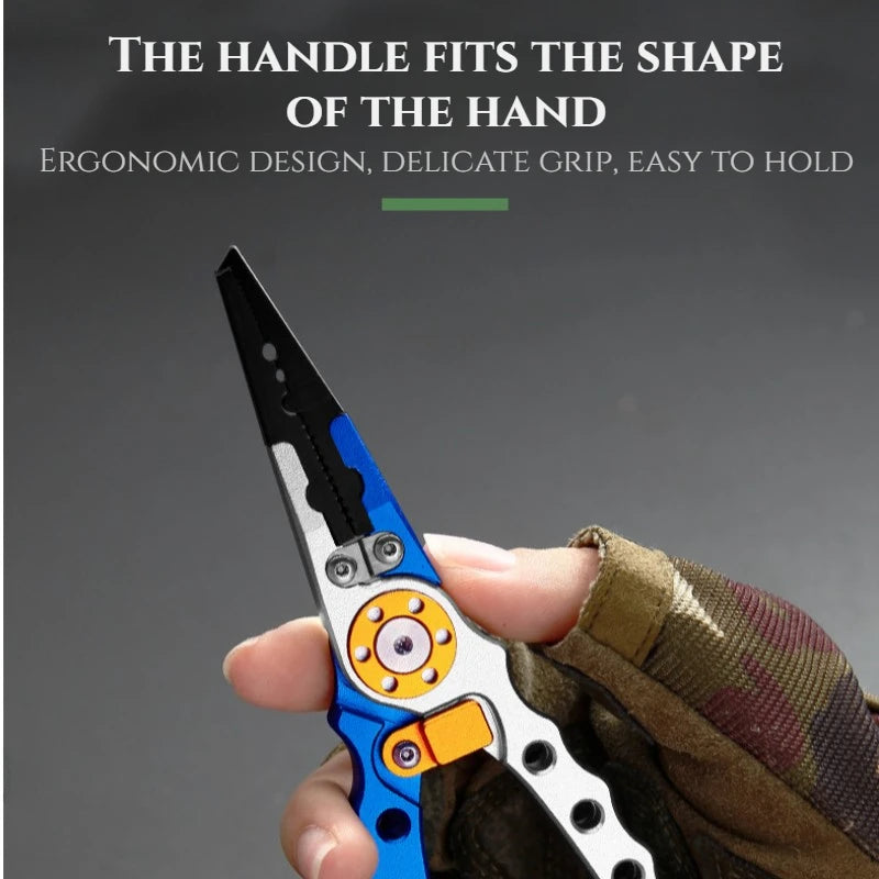 Aluminium Angelzange Multitool mit Rutenring Entferner – clever-campen Ansicht 4