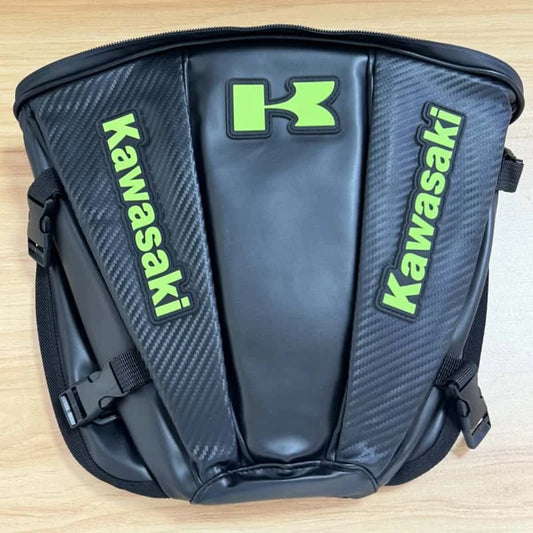 Kawasaki Motorrad Rucksack Wasserdicht und Strapazierfähig – clever-campen Ansicht 2